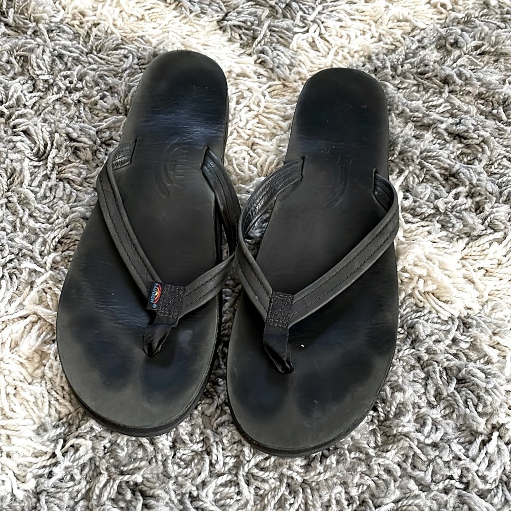 Black Rainbow Sandals